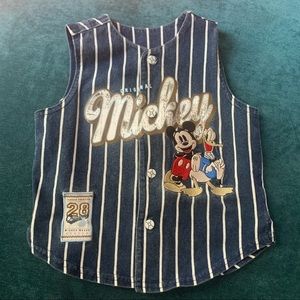 Vintage Mickey Mouse Baseball Vest
